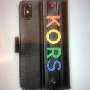 New Authentic Michael KORS iPhone X Folio Wallet